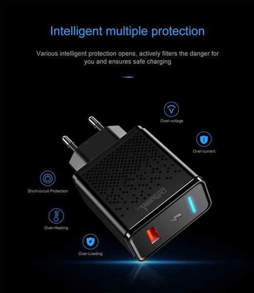 Grote foto drphone halo 9v thuislader adapter snel lader intelligente led reislader voor samsung ap telecommunicatie opladers en autoladers