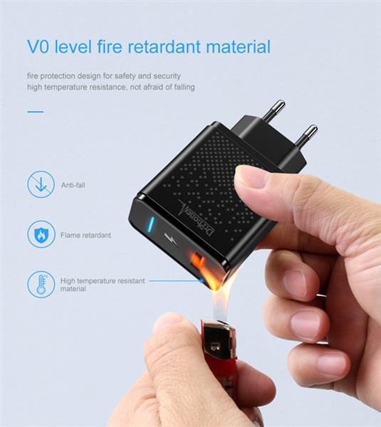 Grote foto drphone halo 9v thuislader adapter snel lader intelligente led reislader voor samsung ap telecommunicatie opladers en autoladers