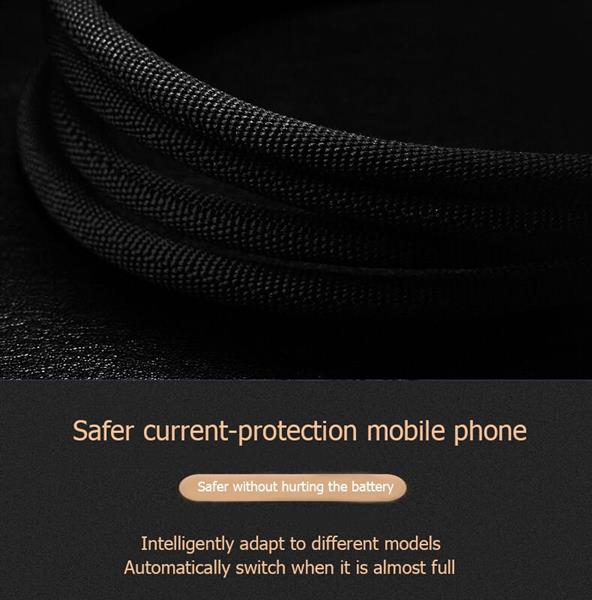 Grote foto drphone gold label gevlochten oplaadkabel usb c optimaal accuduur voor apparaten met usb c telecommunicatie opladers en autoladers