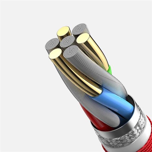 Grote foto drphone type c dubbele 90 haakse gevlochten 3a kabel datasynchronisatie snel opladen zwart ro telecommunicatie opladers en autoladers