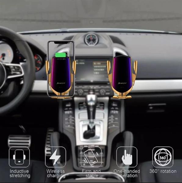 Grote foto drphone smart sensor v2 autohouder draadloze qi oplader infrarood 360 graden rotatie drphone telecommunicatie opladers en autoladers