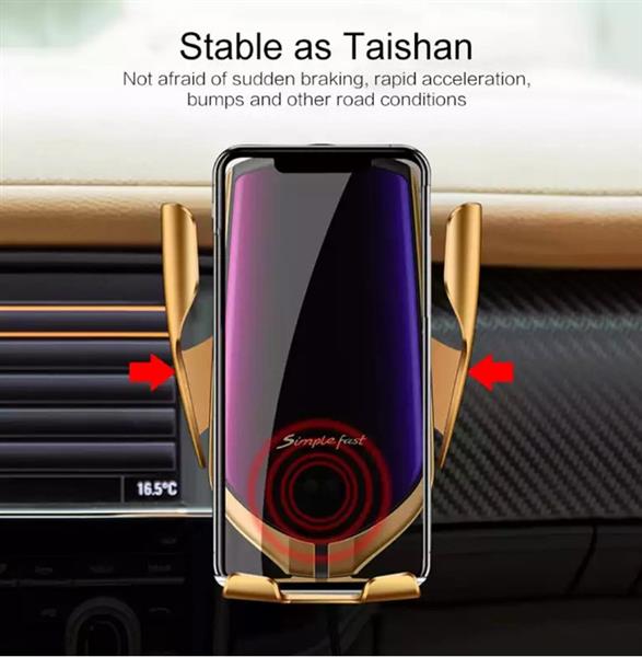 Grote foto drphone smart sensor v2 autohouder draadloze qi oplader infrarood 360 graden rotatie drphone telecommunicatie opladers en autoladers