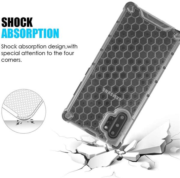 Grote foto drphone note10 plus honeycomb hoes met verstevigde rand anti drop case zwart telecommunicatie mobieltjes
