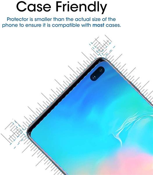 Grote foto drphone liquid glass galaxy s10 plus 3d curved edge 9h uv full glue screenprotector telecommunicatie mobieltjes