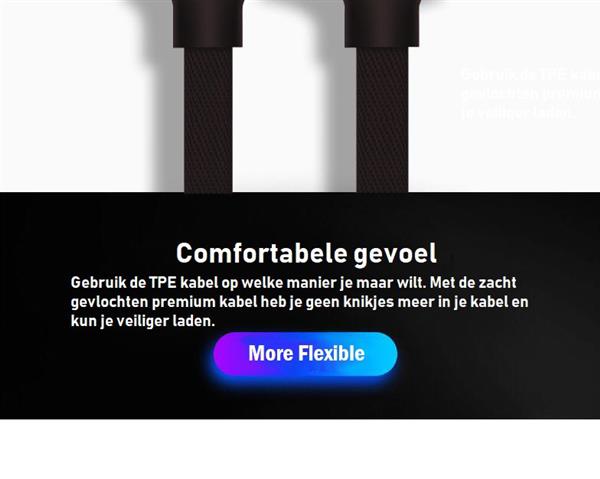 Grote foto drphone kevlar pro 1 meter tpe lightning apple kabel 2 poorten thuislader voor apple iphone telecommunicatie opladers en autoladers