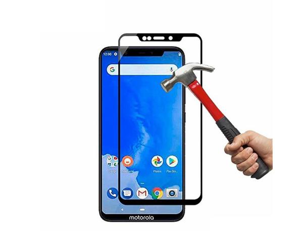 Grote foto drphone motorola one tempered glas 4d volledige glazen dekking full coverage 9h zwart telecommunicatie mobieltjes