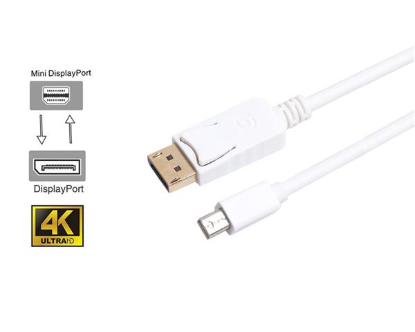 Grote foto drphone mini displayport naar displayport audio video kabel 4k 30hz 1080p 60hz male to ma telecommunicatie opladers en autoladers