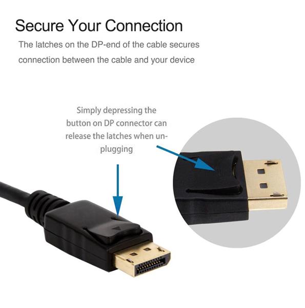 Grote foto drphone mini displayport naar displayport audio video kabel 4k 30hz 1080p 60hz male to ma telecommunicatie opladers en autoladers