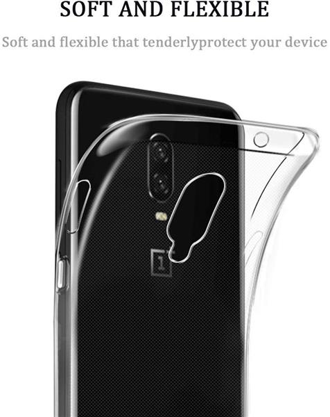 Grote foto drphone oneplus 6t tpu hoesje transparant ultra dun premium soft gel case official drphone produ telecommunicatie mobieltjes