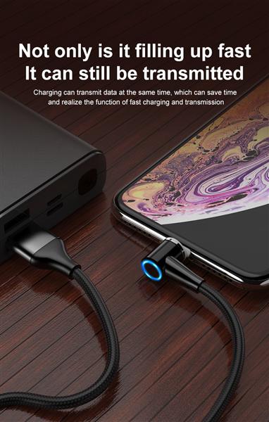 Grote foto drphone pro series magnetische 90 haakse micro usb oplaadkabel 3a max sterke n52 magneet 2 telecommunicatie opladers en autoladers