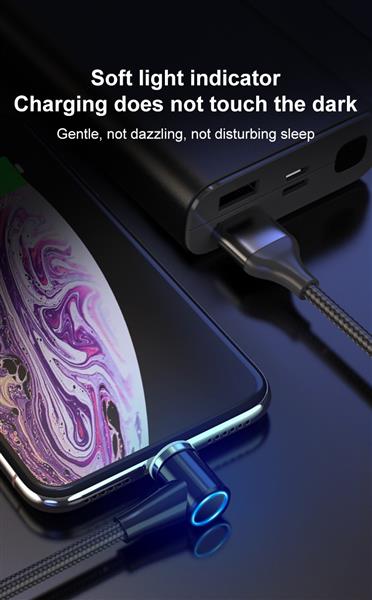 Grote foto drphone pro series magnetische 90 lightning oplaadkabel voor apple iphone ipad ipod 3a max telecommunicatie opladers en autoladers