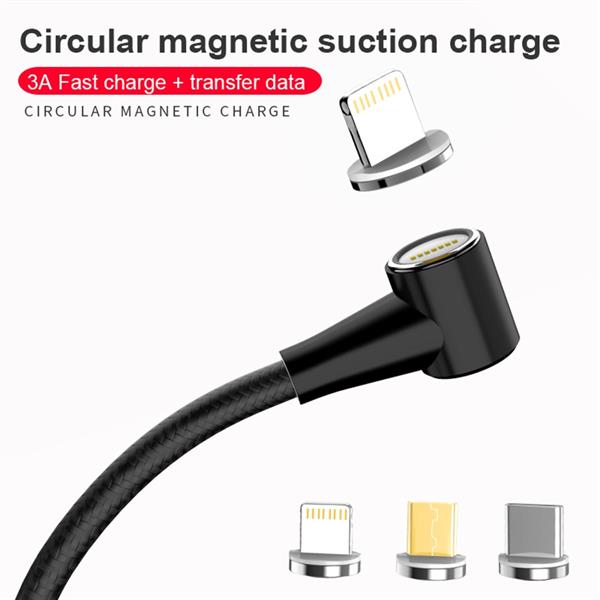 Grote foto drphone pro series magnetische 90 lightning oplaadkabel voor apple iphone ipad ipod 3a max telecommunicatie opladers en autoladers