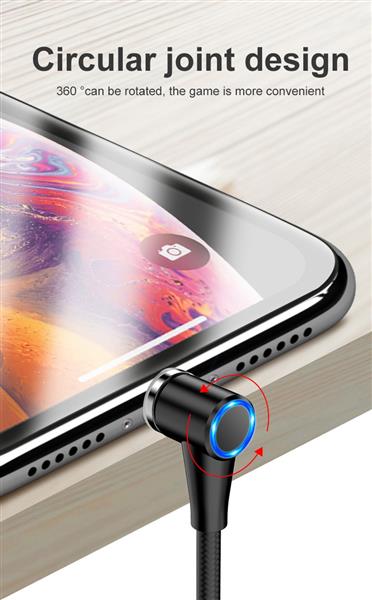 Grote foto drphone pro series magnetische 90 lightning oplaadkabel voor apple iphone ipad ipod 3a max telecommunicatie opladers en autoladers