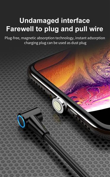 Grote foto drphone pro series magnetische 90 lightning oplaadkabel voor apple iphone ipad ipod 3a max telecommunicatie opladers en autoladers
