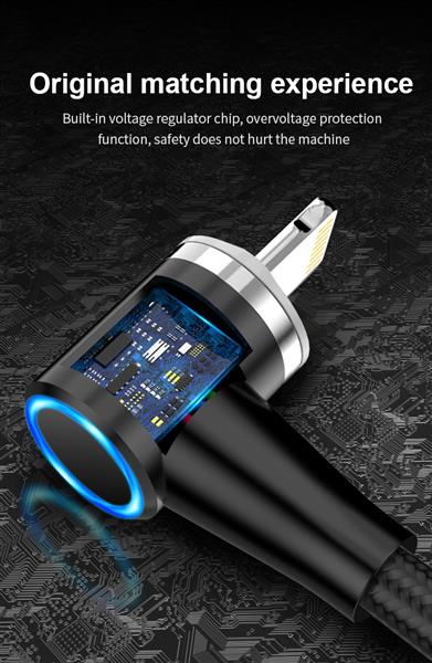 Grote foto drphone pro series magnetische 90 lightning oplaadkabel voor apple iphone ipad ipod 3a max telecommunicatie opladers en autoladers