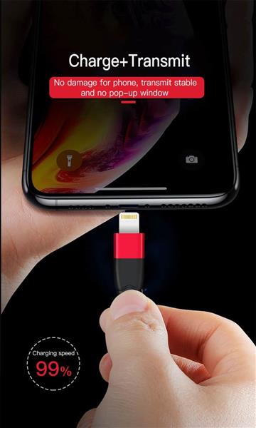 Grote foto drphone sl01 lightning iphone ipad gevlochten kabel 2.4a data sync en snel opladen telecommunicatie opladers en autoladers