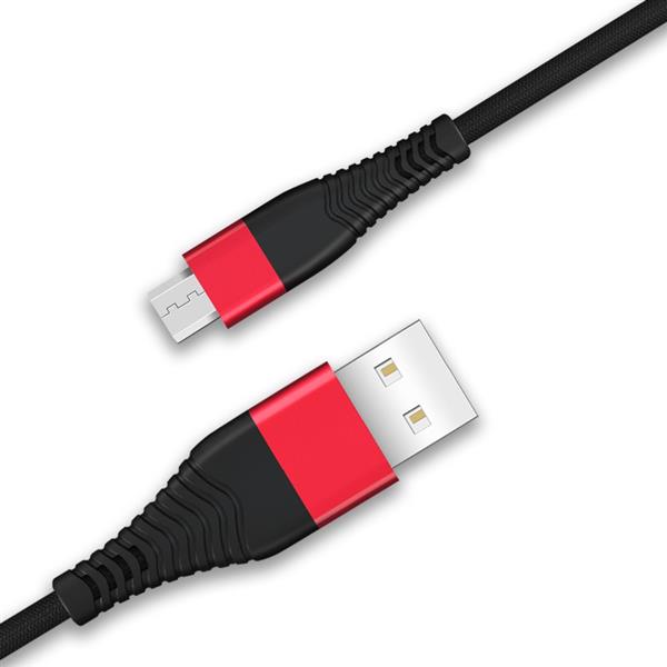 Grote foto drphone sl02 micro usb gevlochten kabel 2.4a data sync en snel opladen telecommunicatie opladers en autoladers