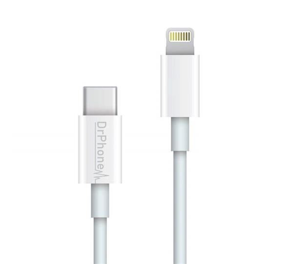 Grote foto drphone lunar2 usb c naar lightning kabel 5v 20 sneller laden ipad pro iphone 11 11 pro telecommunicatie opladers en autoladers