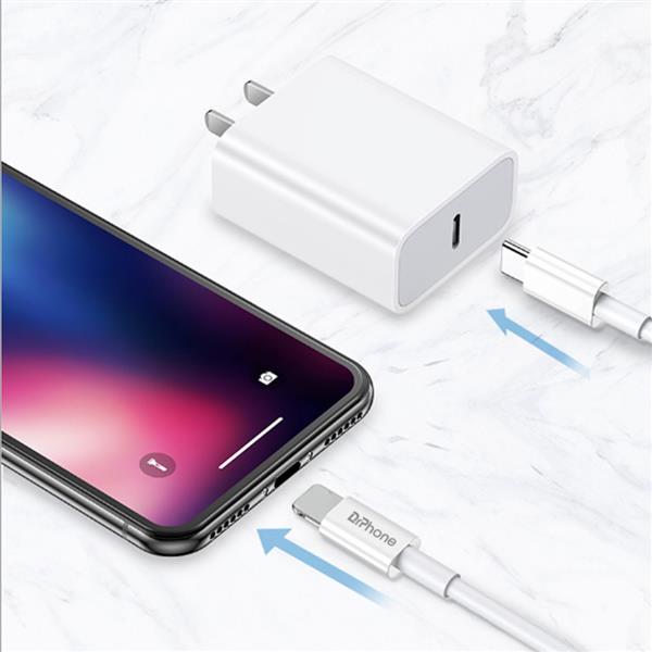 Grote foto drphone lunar2 usb c naar lightning kabel 5v 20 sneller laden ipad pro iphone 11 11 pro telecommunicatie opladers en autoladers