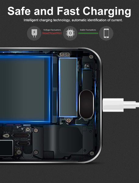 Grote foto drphone lunar pro series 18w quick charge oplader 1 meter usb c naar lightning kabel 9v snella telecommunicatie opladers en autoladers