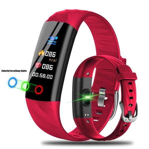 Grote foto drphone x55 smart activity tracker unisex smartwatch met led ring hartslagmeter waterdicht p kleding dames horloges