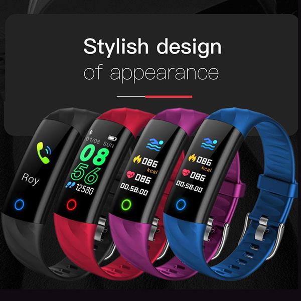 Grote foto drphone x55 smart activity tracker unisex smartwatch met led ring hartslagmeter waterdicht p kleding dames horloges