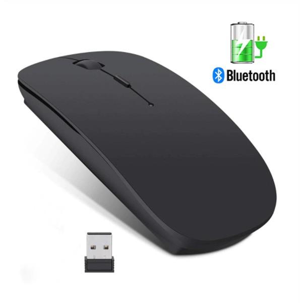 Grote foto elementkey mix2 2 in 1 draadloos bluetooth muis 2.4ghz dongle wireless mouse comfort compact computers en software overige computers en software