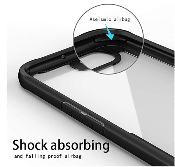 Grote foto drphone moto g6 plus hybrid protective case cover ultra slim bumper anti schok zwart telecommunicatie mobieltjes