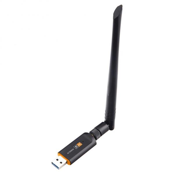 Grote foto drphone w4 wireless usb wifi adapter 1200 mbps 5g 2.5g dual band met antenne wlan adapter ac w computers en software overige computers en software