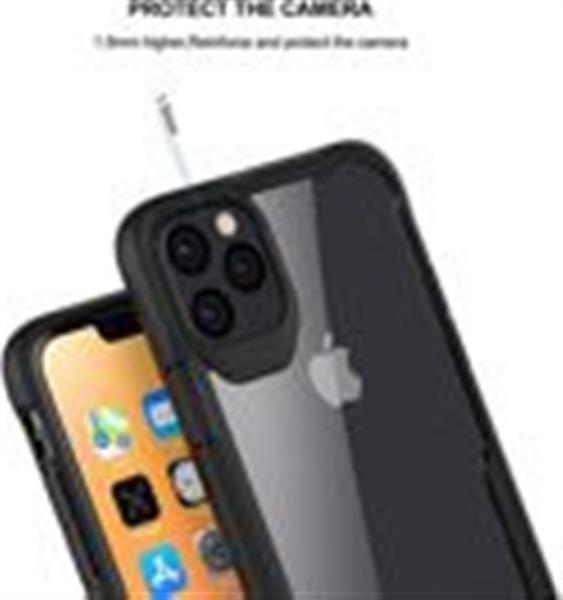 Grote foto drphone iphone 11 pro hybrid protective case cover ultra slim bumper anti schok zwart telecommunicatie mobieltjes