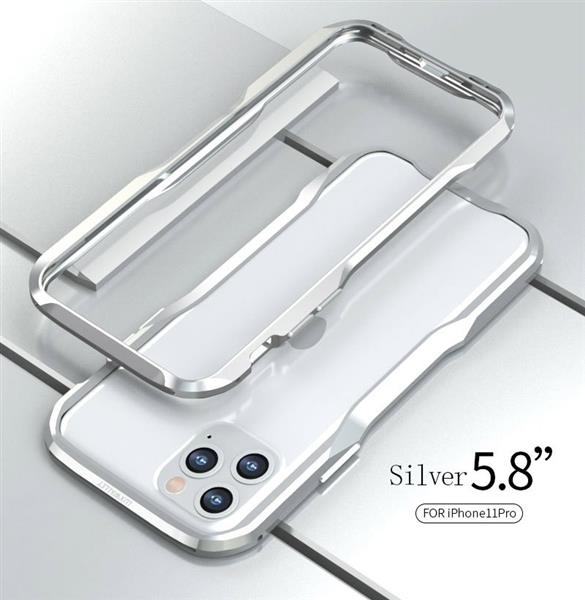 Grote foto luxwallet incisive sword glas aluminium bumper iphone 11 pro 5.8 inch a6061 aluminium frame telecommunicatie mobieltjes