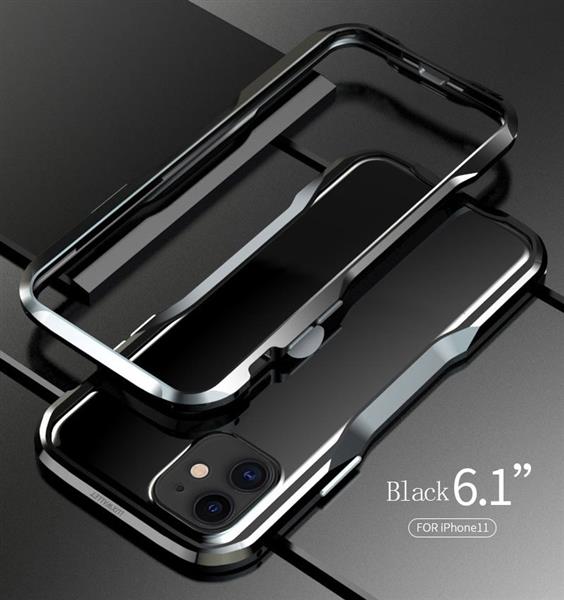 Grote foto luxwallet incisive sword glas aluminium bumper iphone 11 6.1 inch a6061 aluminium frame case telecommunicatie mobieltjes