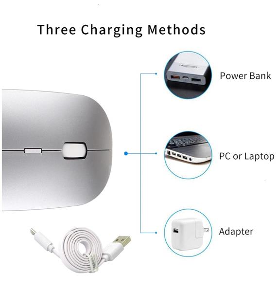 Grote foto elementkey bm7 draadloze bluetooth 3.0 muis oplaadbaar mute klik slaapstand wireless wi computers en software overige computers en software