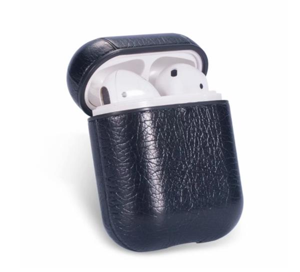 Grote foto drphone pl1 case pu lederen hoes cover geschikt voor de airpods 1 2 zwart telecommunicatie mobieltjes