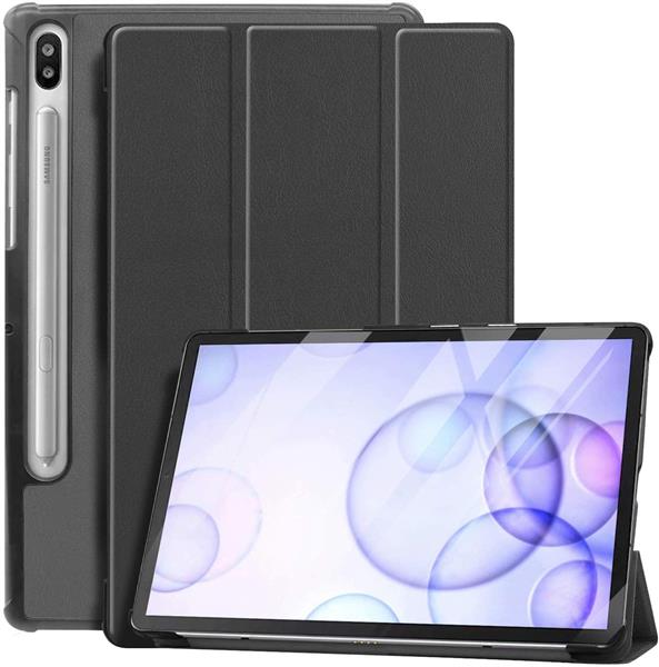 Grote foto drphone tri fold opvouwbare cover pu lederen case voorkant achterkant samsung galaxy tab s telecommunicatie mobieltjes