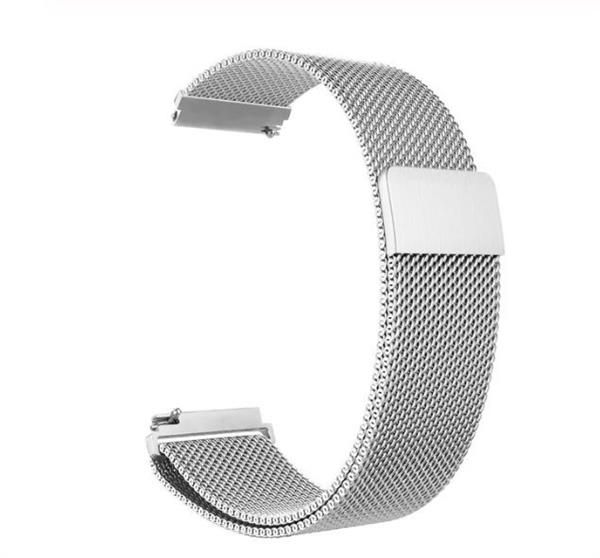 Grote foto drphone universele magnetische milanese armband 22mm 46mm rvs horlogeband zilver kleding dames horloges