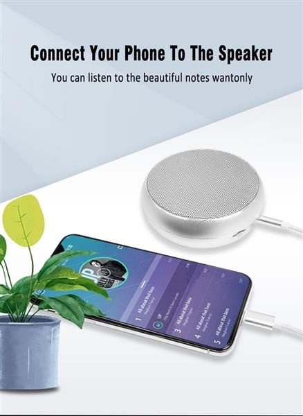 Grote foto drphone sc6 usb c female naar 3.5mm aux jack male kabel dac 1 meter voor smartphones auto telecommunicatie opladers en autoladers