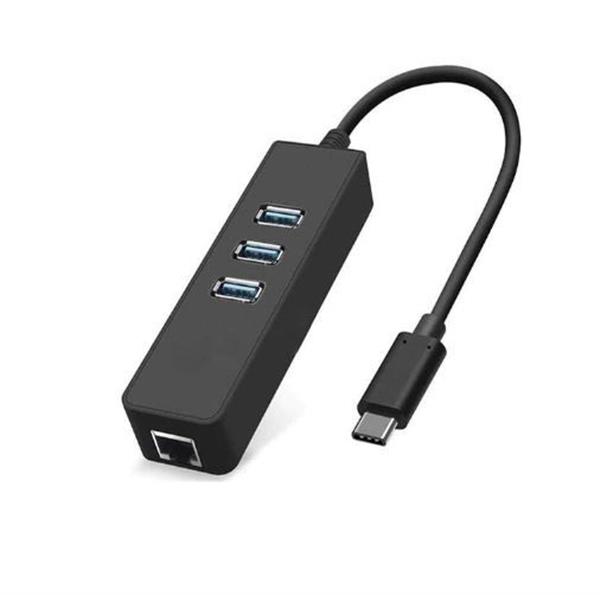 Grote foto drphone gt1 usb c gigabit ethernet 1000mbps adapter 3x usb 3.0 poorten rj45 netwerk adapter computers en software overige computers en software