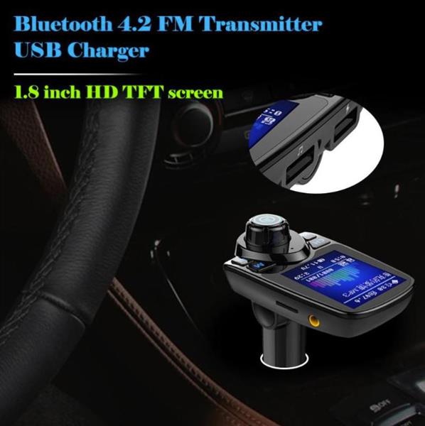 Grote foto drphone bc7 business 5 in 1 universele draadloze bluetooth handsfree carkit met fm transmitter telecommunicatie opladers en autoladers