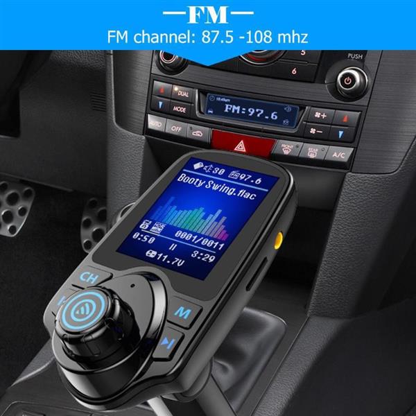Grote foto drphone bc7 business 5 in 1 universele draadloze bluetooth handsfree carkit met fm transmitter telecommunicatie opladers en autoladers