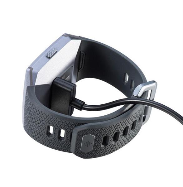 Grote foto drphone ion3 1 meter fitbit ionic magnetisch usb oplaad kabel charger lader adapter zwart telecommunicatie opladers en autoladers