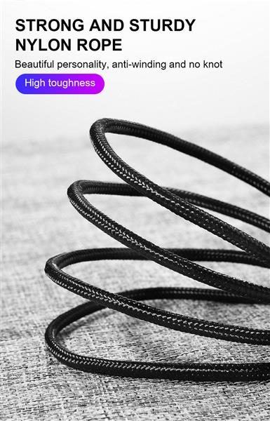 Grote foto drphone lini series usb c magnetische kabel 2.4a nylon gevlochten 540 graden l vorm recht r telecommunicatie opladers en autoladers