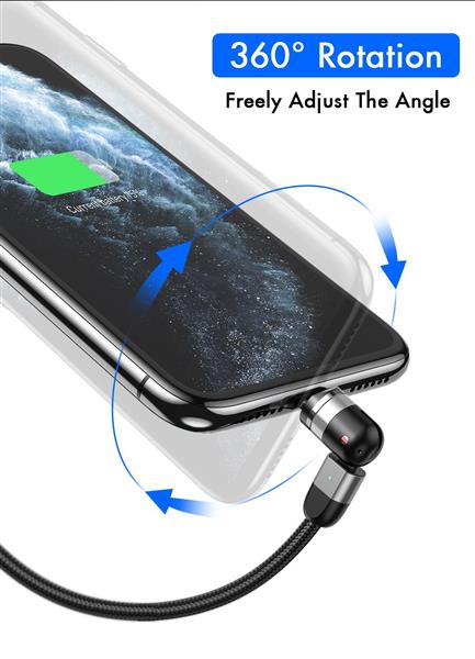 Grote foto drphone lini lightning apple magnetische kabel voor ipad iphone 2.4a nylon gevlochten 540 telecommunicatie opladers en autoladers