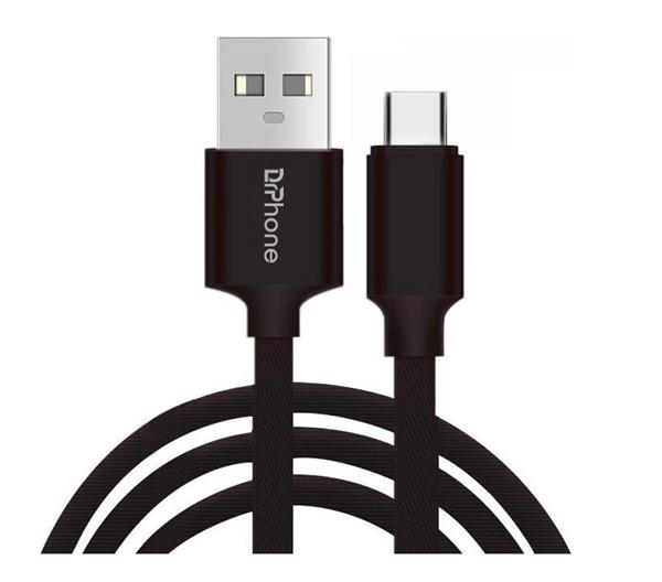 Grote foto drphone hybridx 1 meter kabel type c data opladen speakers koptelefoon usb c oplaadkab telecommunicatie opladers en autoladers