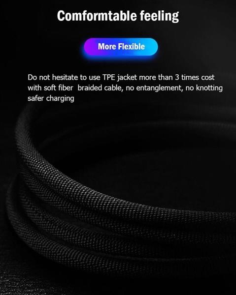 Grote foto drphone hybridx 1 meter kabel data opladen nintendo switch lite usb c type c oplaadkabel telecommunicatie opladers en autoladers