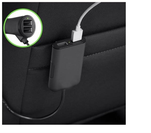 Grote foto drphone pcc1 auto vrachtwagen 12 24v lader 36w 7.2a met 4 usb poorten voor opladen voor en acht telecommunicatie opladers en autoladers