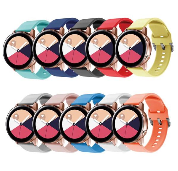 Grote foto drphone samsung galaxy s3 watch 46mm horlogeband siliconen band metalen gesp 22mm roze kleding dames horloges