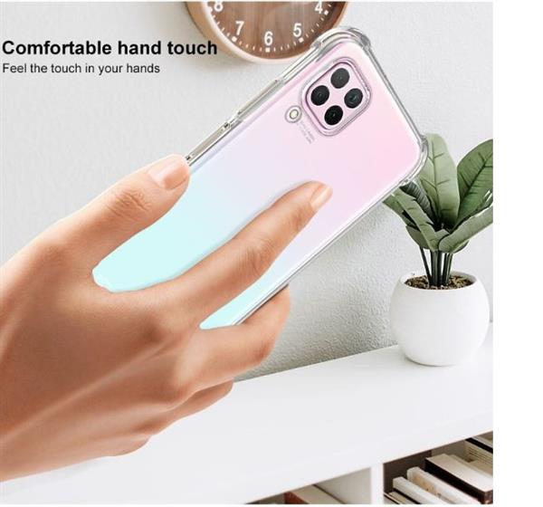 Grote foto drphone huawei p40 lite nova 6 se tpu hoesje siliconen bumper case met verstevigde randen tran telecommunicatie mobieltjes