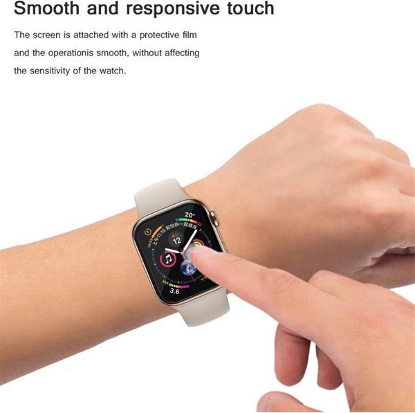 Grote foto drphone apple watch 4 5 44mm glas 0.2mm glazen screenprotector volledige bescherming tempe kleding dames horloges