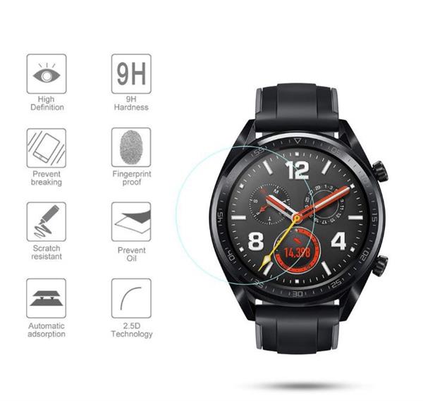 Grote foto drphone huawei watch 2 glass garmin vivoactve 3 46mm 22mm gehard glazen schermbeschermer 2.5d kleding dames horloges